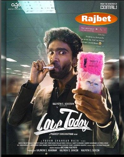 poster of Love Today (2022) Hindi [HQ-Dubbed] HDRip